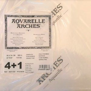 Original Arches Natural White Watercolor Paper 140